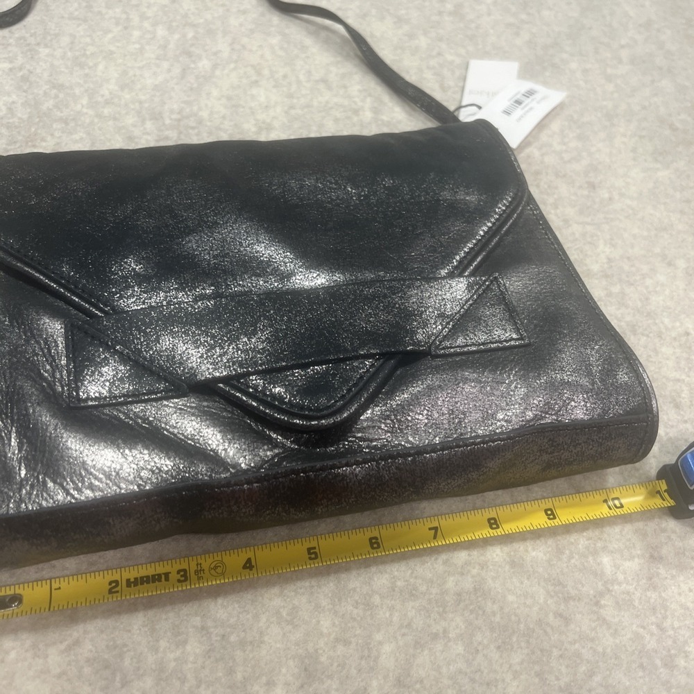 Botkier Calie Crossbody Clutch Medium Bag Gun Metal NWT Stunning Modern - Picture 12 of 16